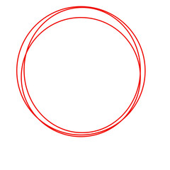 abstract red circle