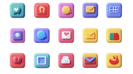 Sale notification icons simple vector for Cyber Monday shopping and promotions, PNG file, isolated on white, transparent background.