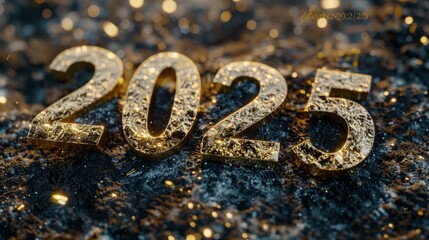 The gold letters give the impression of a shiny, luxurious, and elegant design