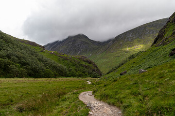 Scenery in Glen nevis scotland