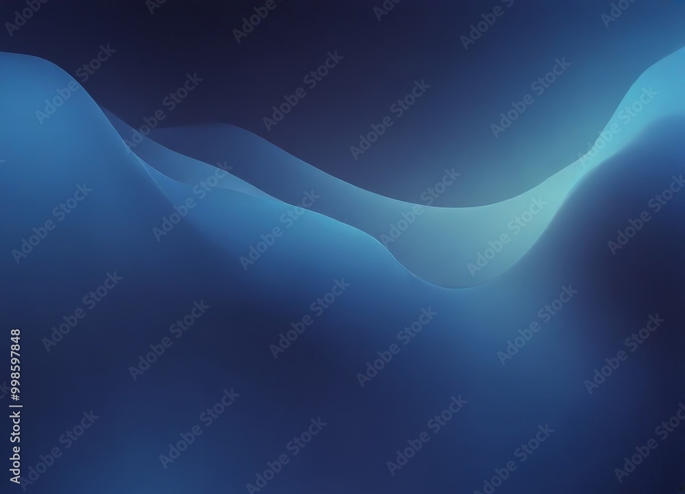 Poster a gradient of blue hues, transitioning from a deep, dark blue at the top to a lighter, more ethereal
