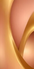 a vibrant abstract composition of overlapping curved lines in shades of orange and pink, creating a dynamic and visually striking effect