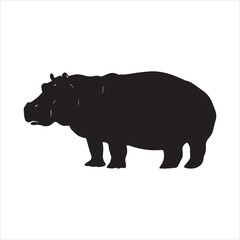 rhino on white background cartoon, animal, vector, illustration, mammal, wild, hippo, rhino, wildlife, bear, nature, zoo, hippopotamus, rhinoceros, art, fun, safari, drawing, comic, elephant, animals,