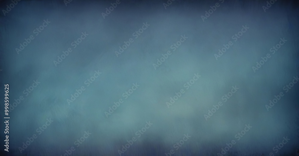 Poster a dark blue gradient background with a subtle texture, resembling a foggy or misty atmosphere