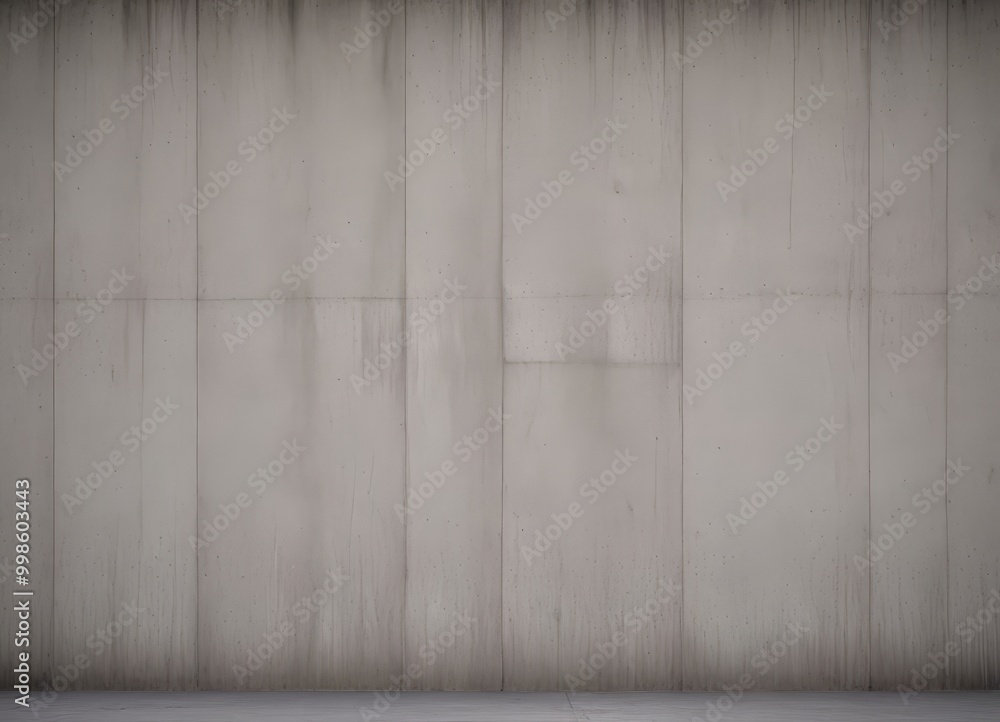 Aufkleber a concrete wall with vertical lines, creating a textured and uniform appearance