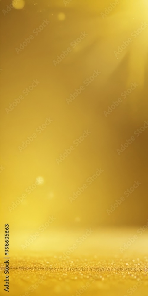 Aufkleber a golden background with a blurred, sun-like effect, creating a warm and inviting atmosphere