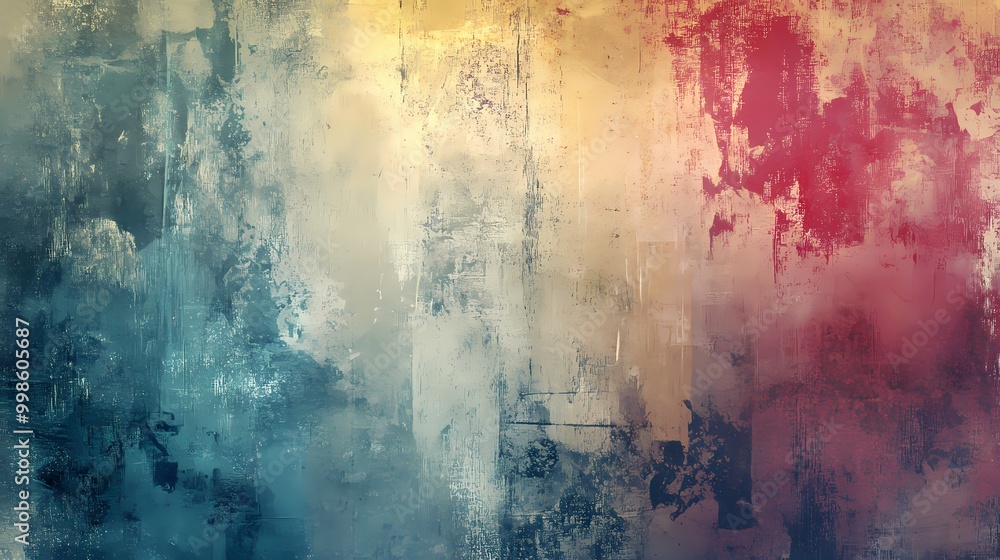 Poster textured abstract background with rough, grunge elements
