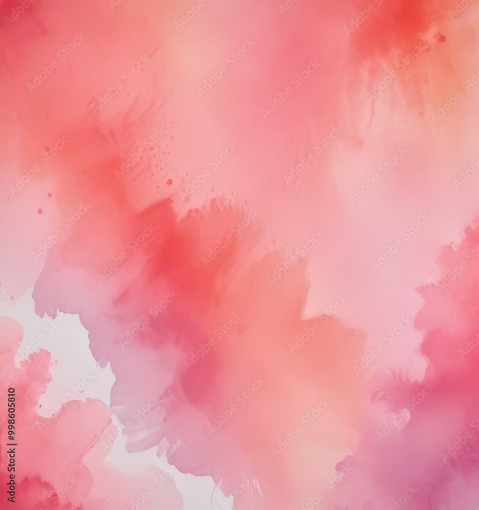 Leinwandbilder a vibrant abstract background with a gradient of pink and orange hues, creating a soft and fluid vis