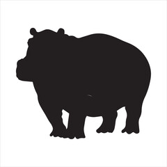 rhino on white background cartoon, animal, vector, illustration, mammal, wild, hippo, rhino, wildlife, bear, nature, zoo, hippopotamus, rhinoceros, art, fun, safari, drawing, comic, elephant, animals,
