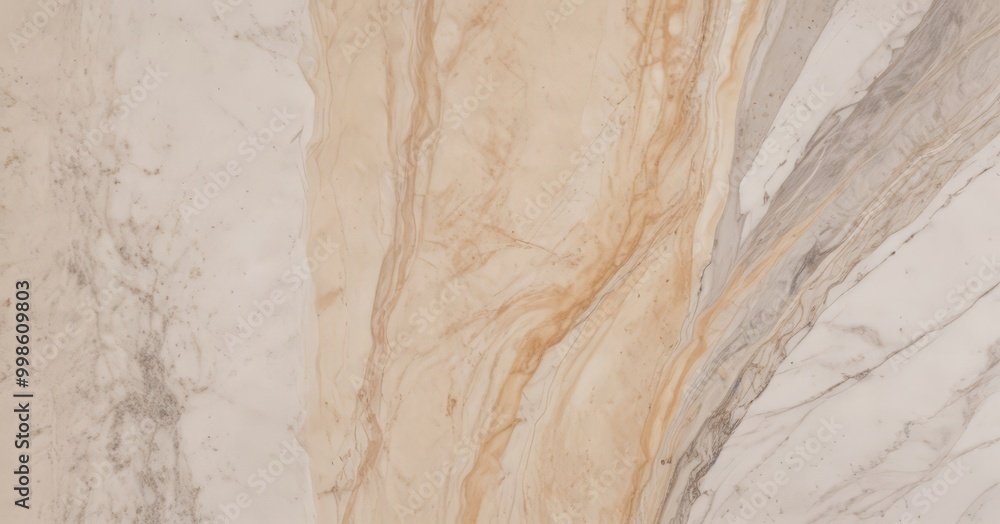 Poster a close-up view marble surface with a textured, multicolored pattern The marble exhibits a blend of light and dark colors, creating a visually appealing and intricate design