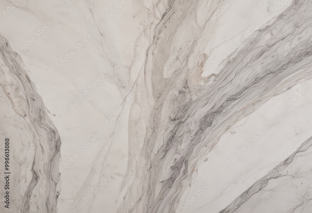 Poster a close-up view marble surface with a textured, swirling pattern of gray and white marble