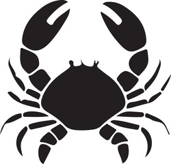 Crab on white background vector image