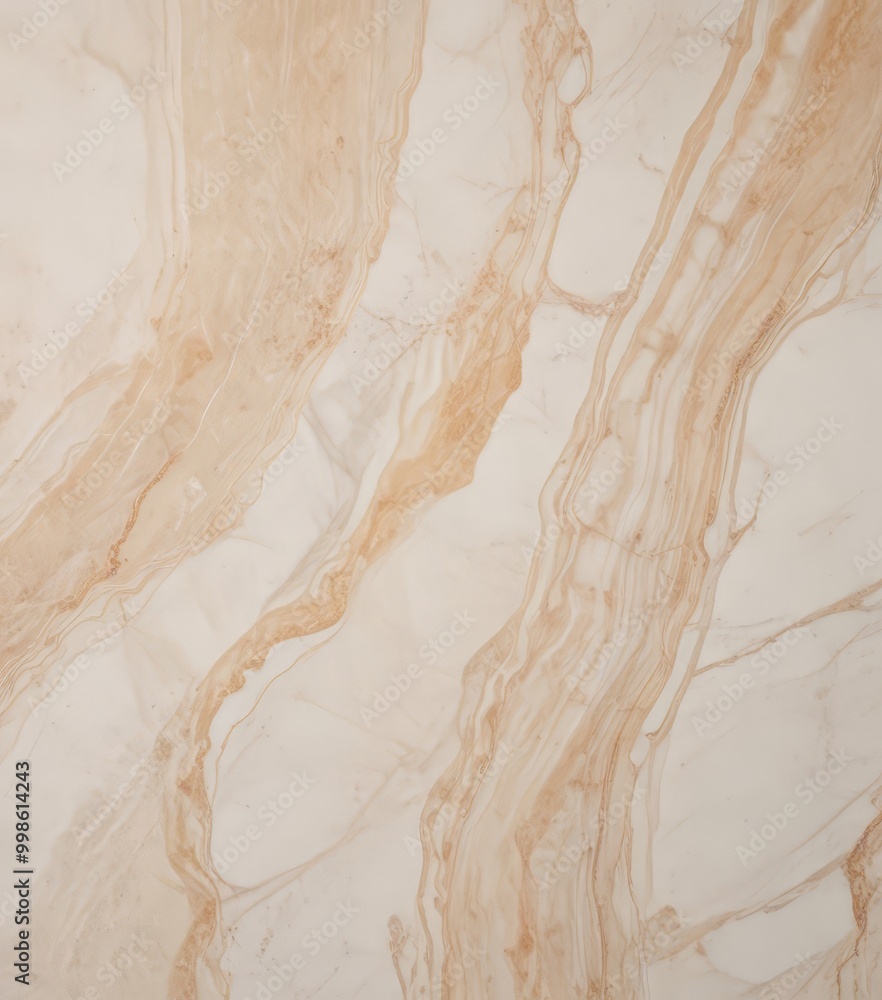 Poster a close-up view marble surface with a swirling pattern of light and dark brown hues, creating a sense of movement and texture