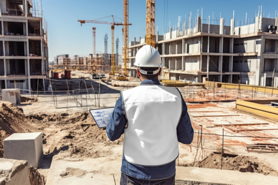 Safety vest png mockup, transparent design - Powered by Adobe