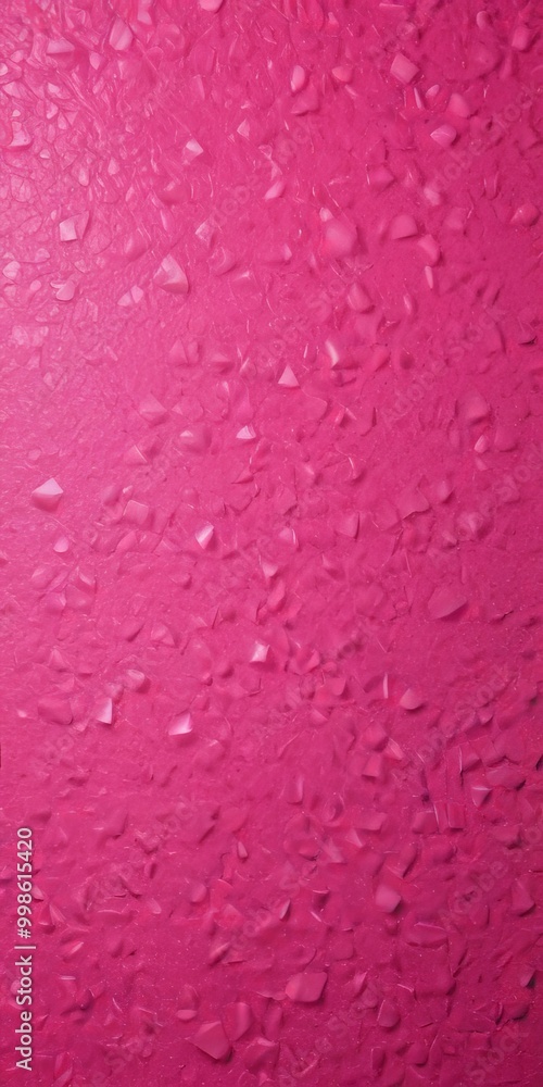 Aufkleber a close-up view textured pink surface with small, irregularly shaped pieces scattered across it, creating a visually interesting and abstract pattern