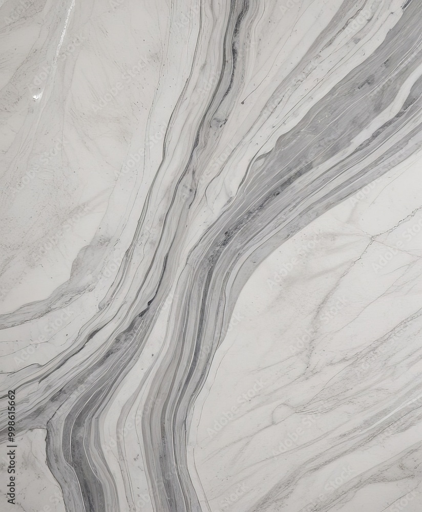 Fototapete a close-up view marble surface with a striking pattern of swirling lines and curves, creating a sense of movement and depth