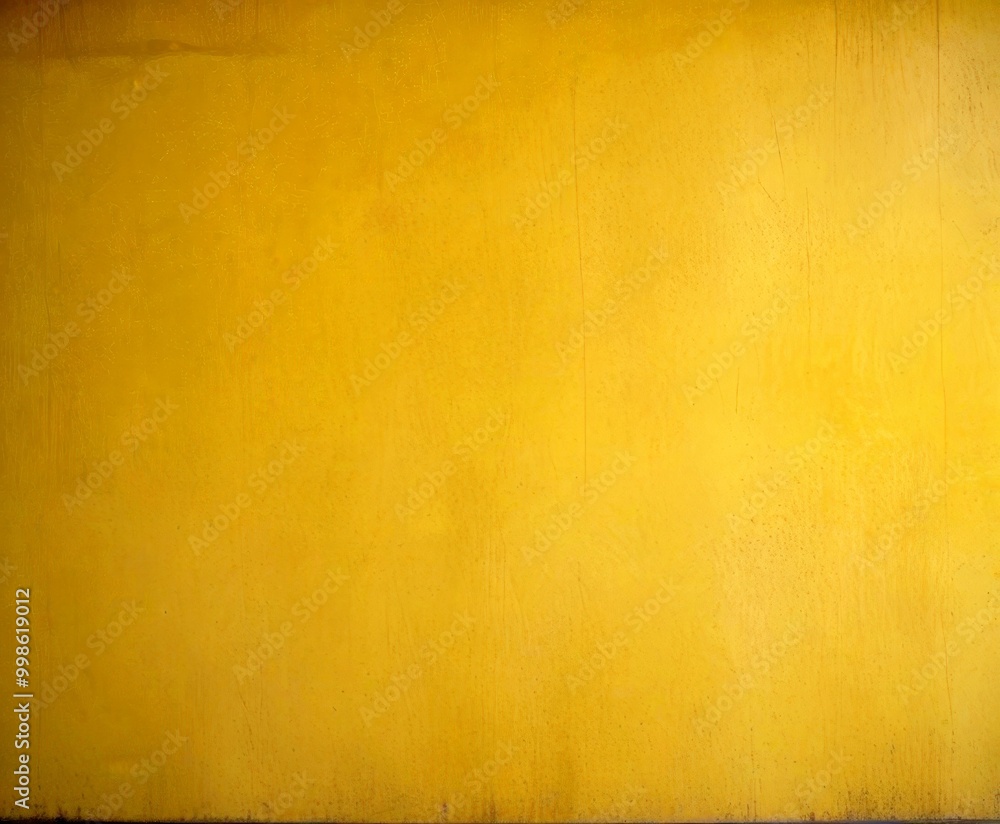 Poster A textured yellow wall with a subtle pattern of vertical lines
