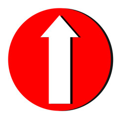 red arrow sign