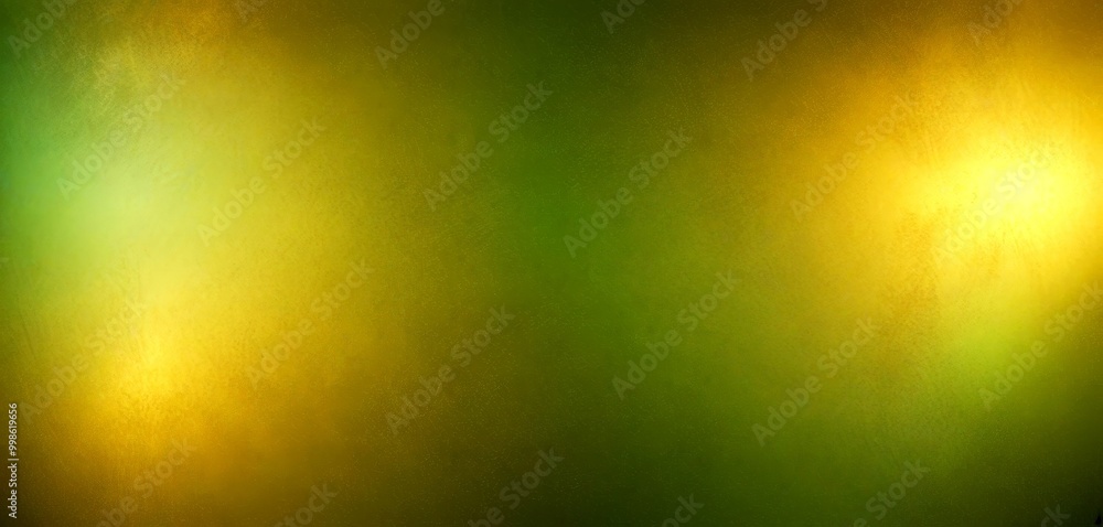 Leinwandbilder a gradient background with a blend of green and yellow hues, creating a warm and inviting atmosphere