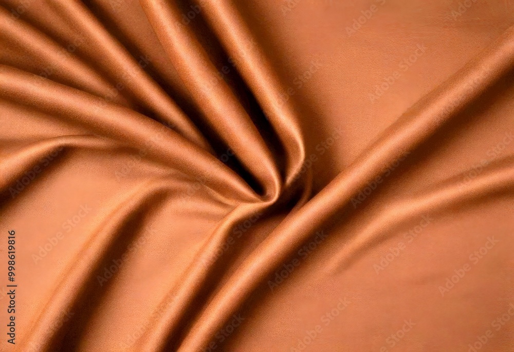 Poster Close-up brown fabric with a criss-cross pattern, creating a sense of movement and texture