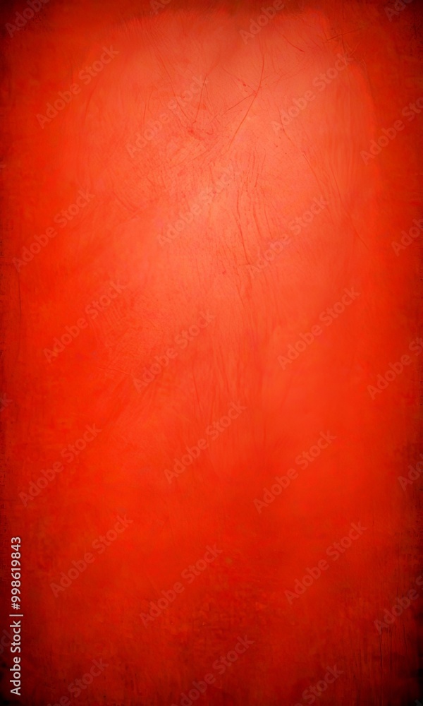 Poster a close-up view textured red surface, possibly a fabric or a wall, with a slightly faded and worn ap