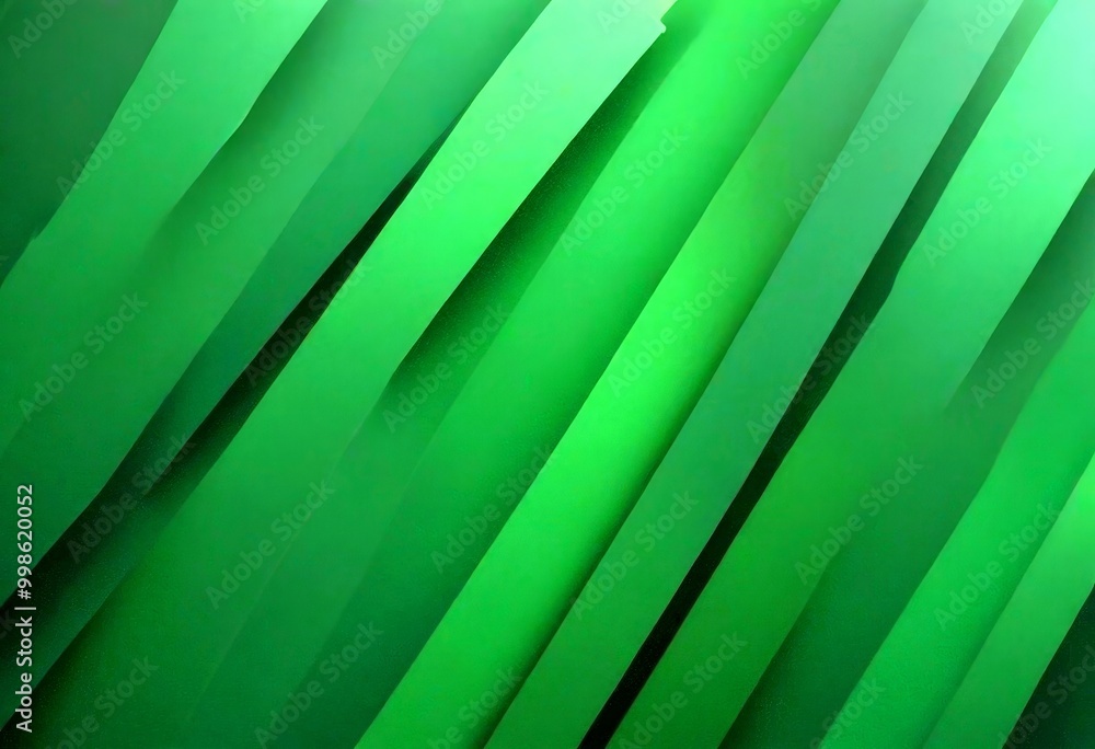 Aufkleber a diagonal pattern of green lines, creating a sense of movement and depth The lines are arranged in a way that they appear to be converging towards the top right corner, adding