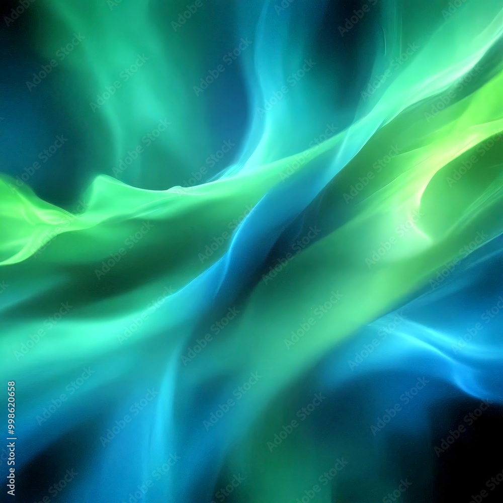 Poster The displays a vibrant abstract pattern of swirling, multicolored lines and shapes, creating a sense of movement and dynamism