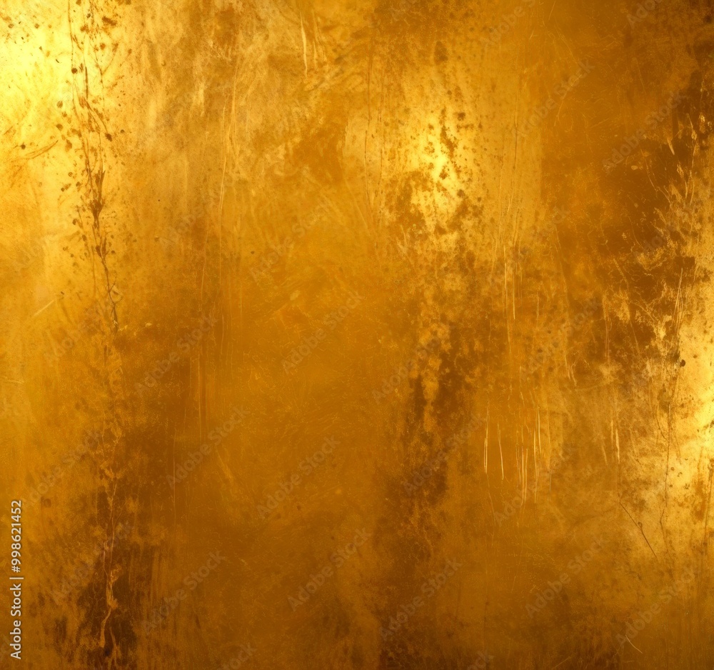 Aufkleber a textured surface with a golden hue, featuring a mix of vertical and horizontal lines, and small sp