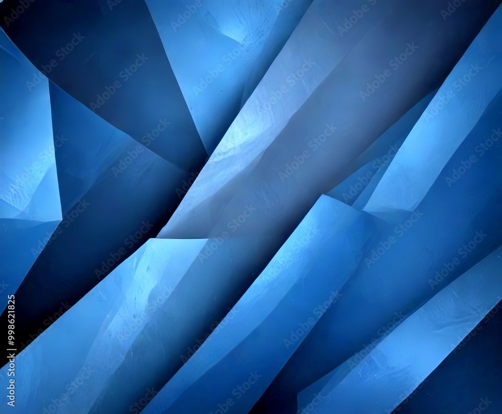 Fototapete a dark blue abstract background with intersecting diagonal lines, creating a sense of depth and movement