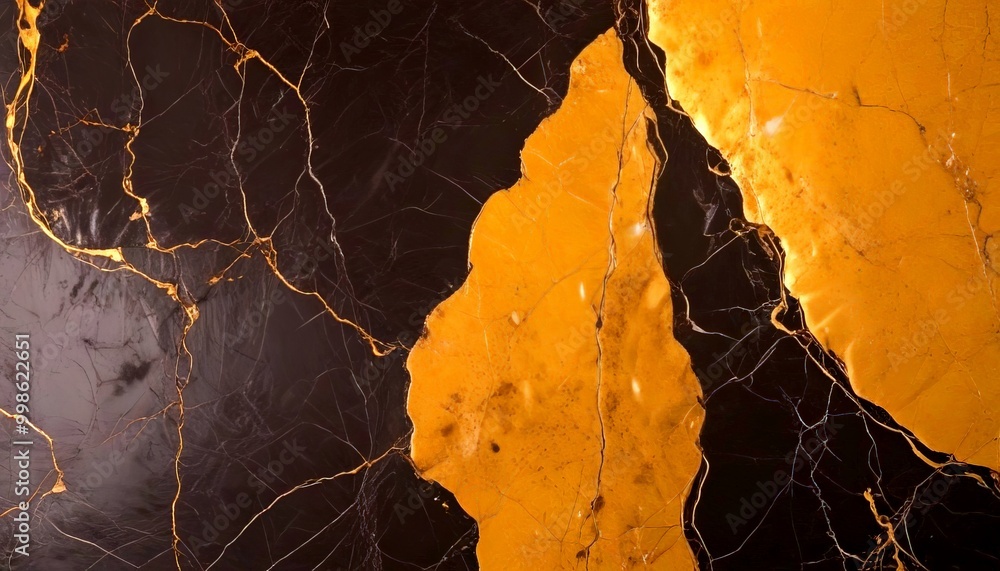 Fototapete a close-up view marble surface with a striking contrast between the dark and light areas the dark ar