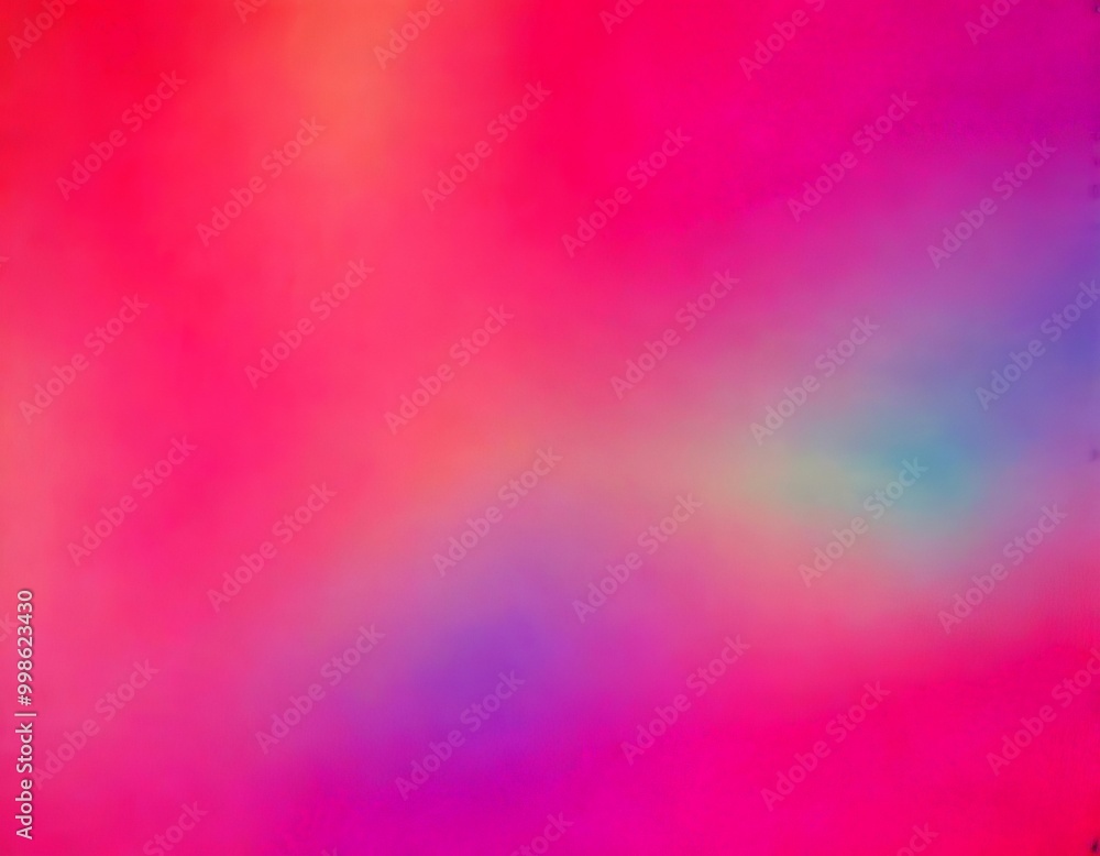 Poster a gradient background transitioning from pink to purple, with a subtle blue tint in the top right co