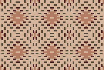 Textile Background Arabic Pattern Mehndi Designfolk Embroidery, Aztec Geometric Ornament Print. Design for Carpet, Wallpaper, Clothing, Wrapping, Fabric