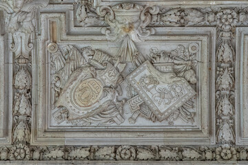 France - Blois - Château - Stone Relief






