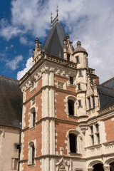 France - Blois - Château de Blois - Courtyard View