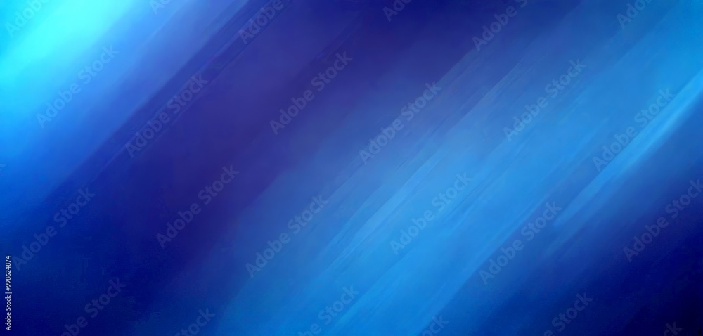 Poster a gradient background transitioning from a deep blue at the top to a lighter shade at the bottom, creating a sense of depth and movement