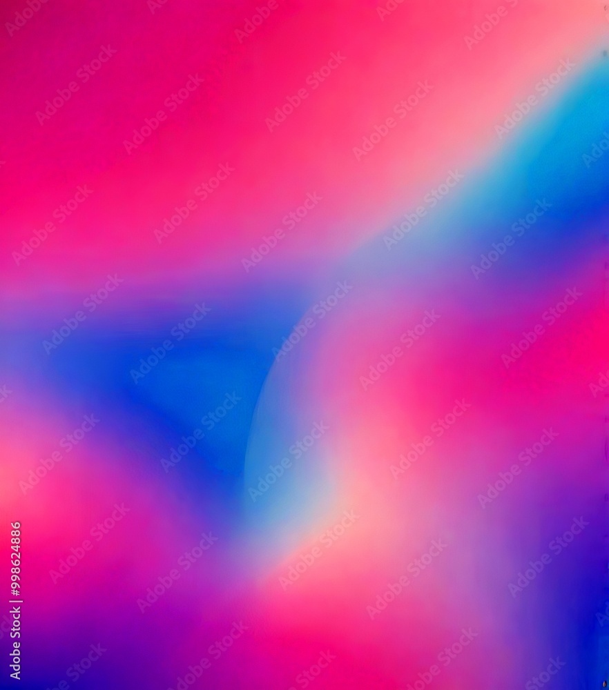 Poster a gradient background with a blend of pink, blue, and purple hues, creating a soft and dreamy effect
