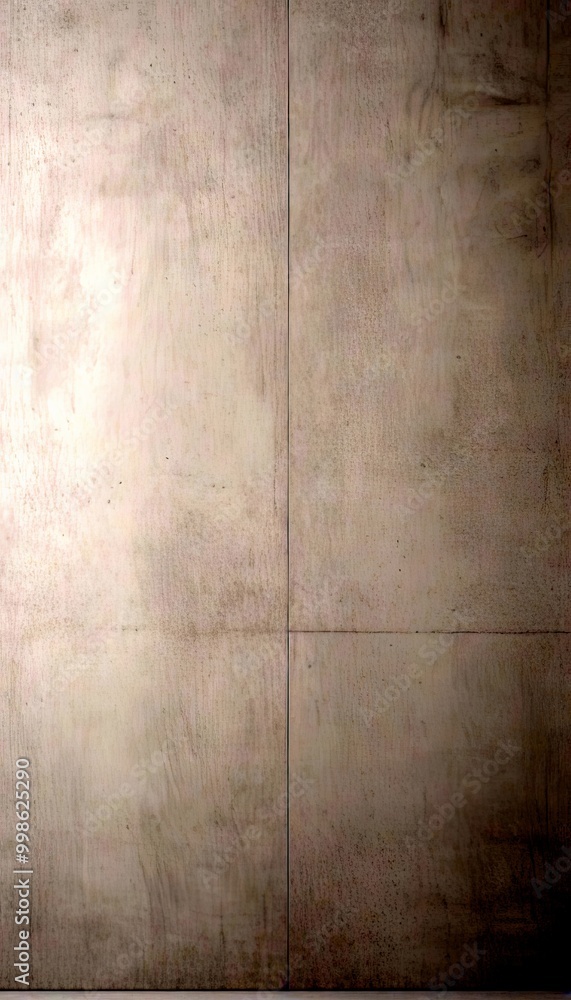 Poster a simple, unadorned concrete wall with a grid-like pattern of vertical lines running across it