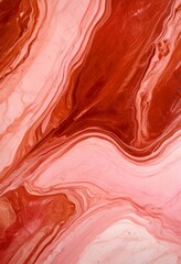 Fototapeta premium a marble-like abstract pattern with swirling, marbled textures in shades of pink and brown