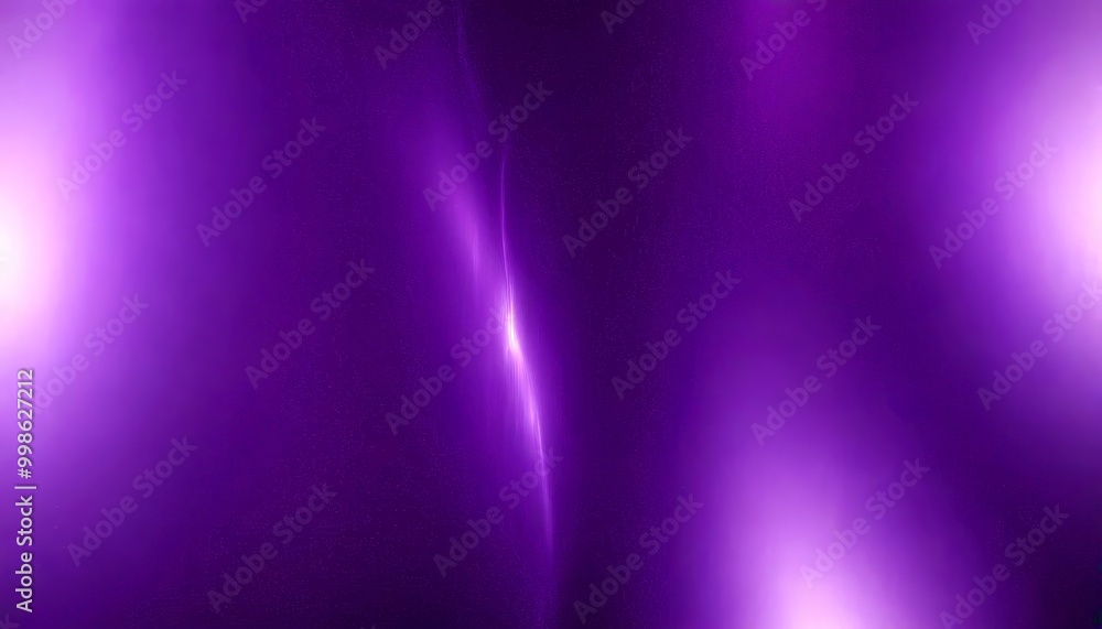 Aufkleber a gradient background transitioning from a deep purple at the top to a lighter purple at the bottom, with a bright white light shining on the right side, creating a dynamic
