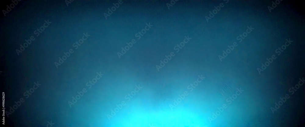 Poster a gradient background transitioning from a deep blue at the top to a lighter blue at the bottom, creating a sense of depth and movement