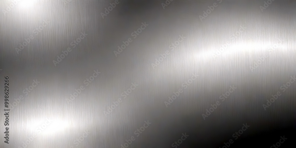 Poster a gradient of metallic silver, transitioning from a lighter shade at the top left to a darker one at the bottom right The gradient is smooth and continuous, creating a