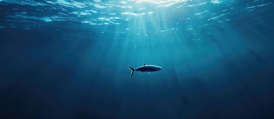 A Small Fish In The Blue Ocean