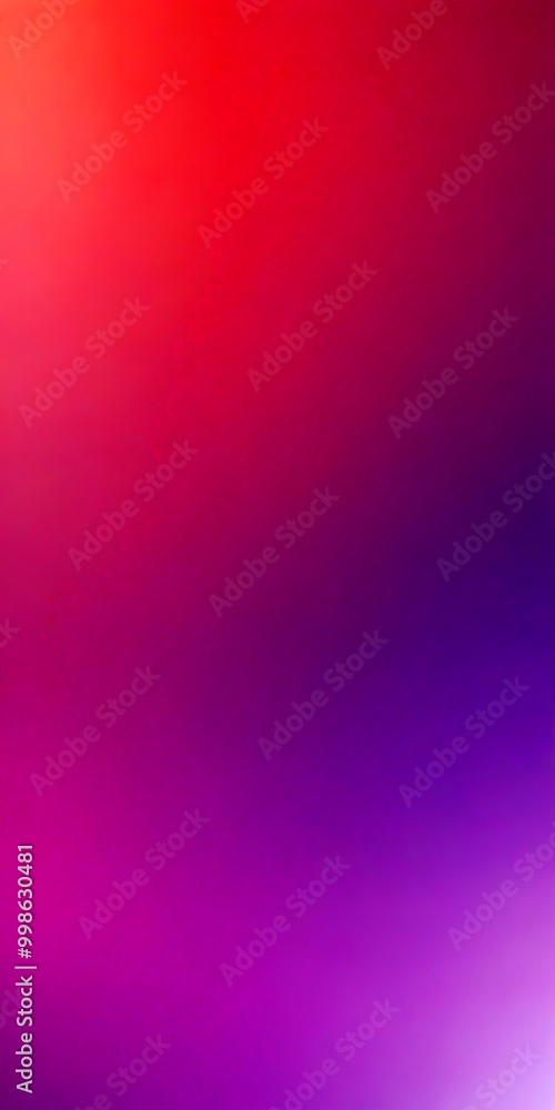 Poster a gradient background transitioning from a deep red at the top to a deep purple at the bottom