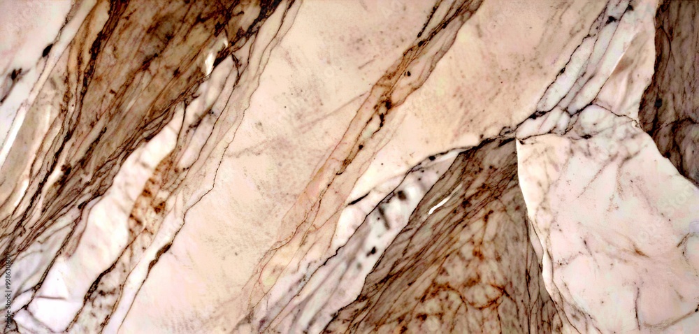 Poster marble surface with a diagonal pattern of light and dark gray marble