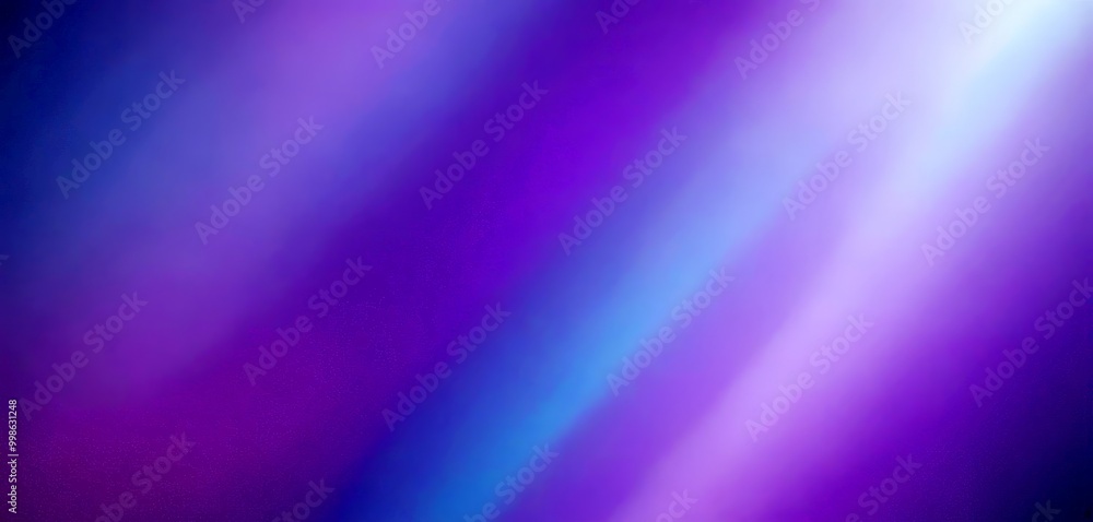 Leinwandbilder a gradient background transitioning from deep purple to lighter blue, with a subtle white light shin
