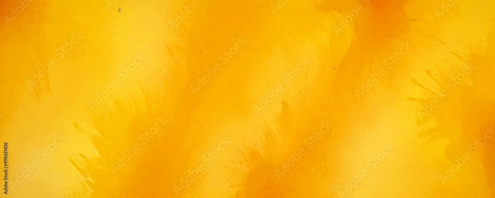 Poster a vibrant abstract background with splashes of yellow and orange, creating a dynamic and energetic visual effect