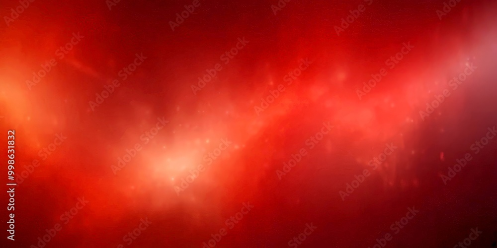 Poster a vibrant, abstract representation fiery red nebula, with swirling patterns and bright, glowing particles that create a sense of movement and energy