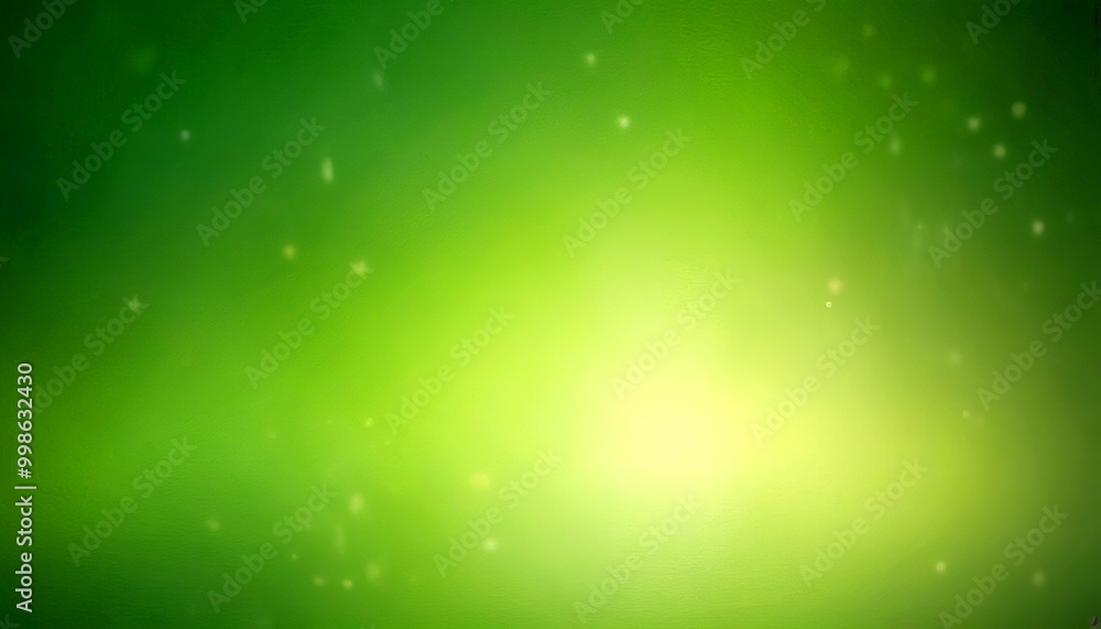 Poster a blurred green background with small white dots scattered throughout, creating a sense of movement and energy