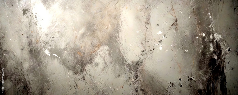 Aufkleber a close-up view textured, gray-colored surface with visible cracks and stains, suggesting a worn or 