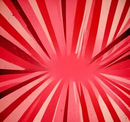 Fototapeta premium a vibrant abstract composition of red and pink lines radiating outwards from a central point, creating a dynamic and energetic visual effect